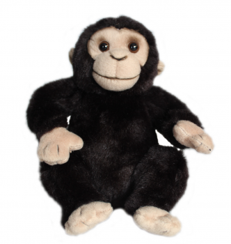 „Schimpanse“: Plüschtier Affe, Größe: 15cm