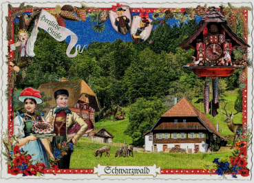 Edition Tausendschön "Schwarzwald" PK929 Postkarte Größe: 10,5x15 cm