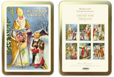 Edition Tausendschön Box "Grüsse vom Nikolaus",  TS007-012, Sonderedition