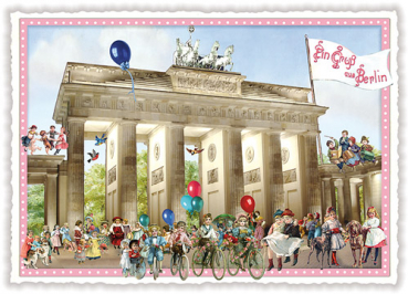 Edition Tausendschön "Berlin Brandenburger Tor" PK41 Größe: 10,5x15 cm