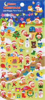 "Weihnachten" Aufkleber, PVC-Sticker-Set