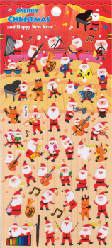 "Weihnachten" Aufkleber, PVC-Sticker-Set