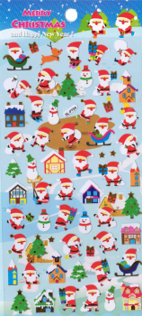 "Weihnachten" Aufkleber, PVC-Sticker-Set