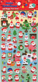 "Weihnachten" Aufkleber, PVC-Sticker-Set