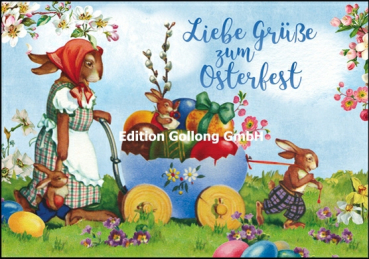 Carola Pabst „Zum Osterfest“: Doppelkarte 12x17,2cm