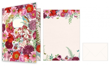 Edition Tausendschön "Blumenmeer" BP 004, Briefpapier-Set mit Faltmappe & Umschlägen