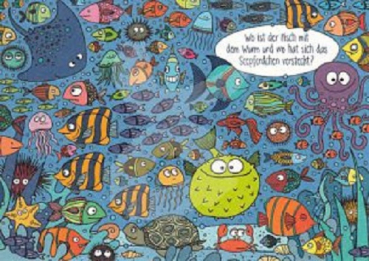 Charis Bartsch Nr. PK5929 "Wo ist der Fisch...?" Postkarte Größe: 10,5x15 cm