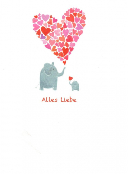 Charis Bartsch Nr. PV6408 "Alles Liebe" Postkarte Größe: 10,5x15 cm