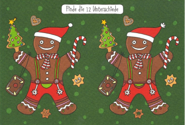 Charis Bartsch Nr. PV6689 "Lebkuchen-Rätsel" Postkarte Größe: 10,5x15 cm