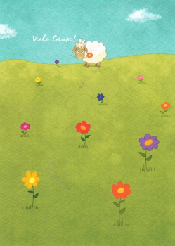 Charis Bartsch Nr. PV6258 "Viele Grüße!" Postkarte Größe: 10,5x15 cm