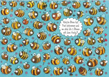 Charis Bartsch Nr. PV6583 "Welche Biene hat Post bekommen...?" Postkarte Größe: 10,5x15 cm