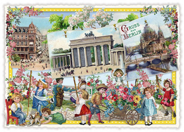 Edition Tausendschön 3D-Städte-Postkarte "Berlin,  Berlin -  Gruß aus Berlin" PK812 Größe: 10,5x15 cm