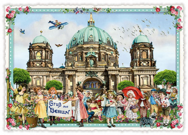 Edition Tausendschön 3D-Städte-Postkarte "Gruß aus Berlin", Berliner Dom PK813 Größe: 10,5x15 cm