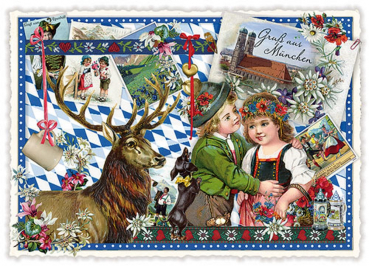 Edition Tausendschön 3D-Städte-Postkarte "München, meine Stadt" PK807 Größe: 10,5x15 cm