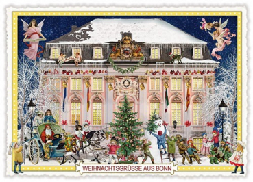 Edition Tausendschön 3D-Städte-Postkarte "Weihnachtsgrüsse aus Bonn" PK821 Größe: 10,5x15 cm
