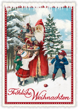 Edition Tausendschön  "Fröhliche Weihnachten",  PK742 Größe: 10,5x15 cm