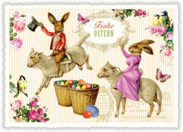 Edition Tausendschön "Frohe Ostern" PK845 Größe: 10,5x15 cm