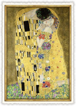 Edition Tausendschön "Der Kuss" - Gustav Klimt ,  PK765 Größe: 10,5x15 cm