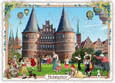 Edition Tausendschön "Holstentor", Lübeck  PK858 Größe: 10,5x15 cm