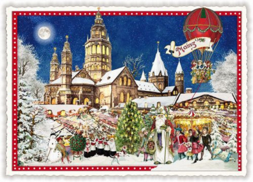 Edition Tausendschön  "Weihnachten Mainz",  PK640 Größe: 10,5x15 cm