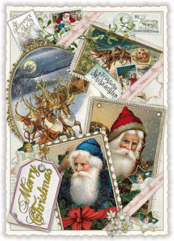 Edition Tausendschön "Christmas - Noél - Weihnachten" PK610 Größe: 10,5x15 cm