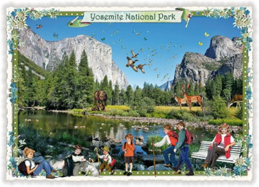 Edition Tausendschön "California - Yosemite National Park" PK1021 Postkarte Größe: 10,5x15 cm