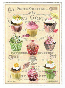 Edition Tausendschön "Cupcakes" PK937 Postkarte Größe: 10,5x15 cm