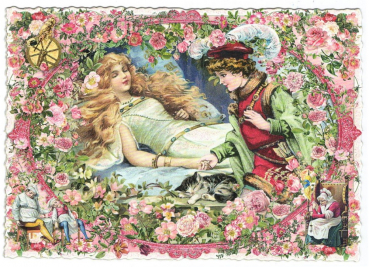 Edition Tausendschön "Dornröschen" PK971 Postkarte Größe: 10,5x15 cm