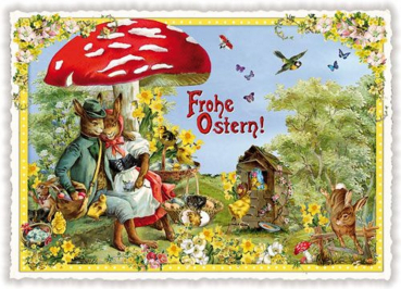Edition Tausendschön "Frohe Ostern" PK277 Postkarte Größe: 10,5x15 cm