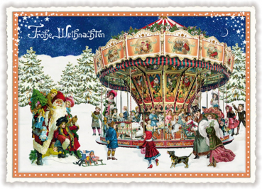 Edition Tausendschön "Frohe Weihnachten" PK466 Postkarte Größe: 10,5x15 cm