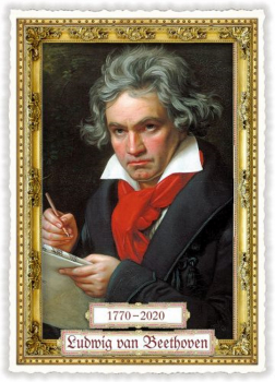 Edition Tausendschön "Ludwig van Beethoven, 250 Jahre" PK857 Postkarte Größe: 10,5x15 cm
