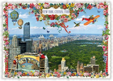 Edition Tausendschön "New York - Skyline - Central Park" PK1006 Postkarte Größe: 10,5x15 cm