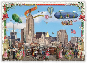Edition Tausendschön "New York - Skyline" PK1004 Postkarte Größe: 10,5x15 cm