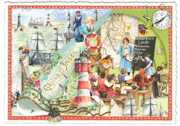 Edition Tausendschön "Nordfriesland" PK32 Postkarte Größe: 10,5x15 cm