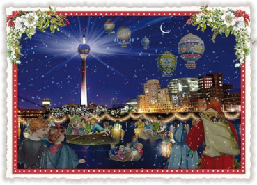 Edition Tausendschön "Weihnachten - Düsseldorf" PK926 Postkarte Größe: 10,5x15 cm