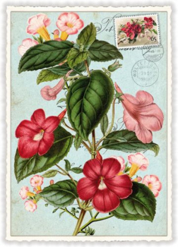 Edition Tausendschön "Trompetenblumen" PK890 Größe: 10,5x15 cm