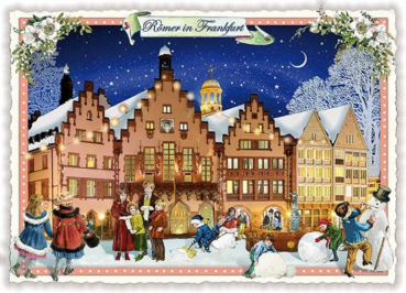 Edition Tausendschön "Weihnachten - Römer in Frankfurt" PK881 Größe: 10,5x15 cm