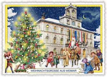 PK353 Weihnachtsgrüsse aus Weimar Edition Tausendschön