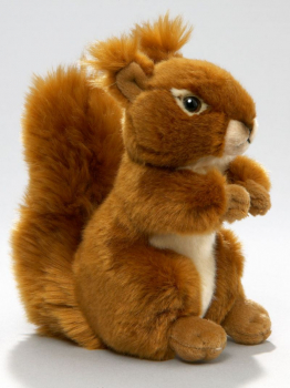 „Eichhörnchen“: Plüschtier Baumhörnchen, Größe: 17cm