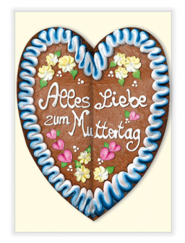 Edition Tausendschön Muttertagskarte, Faltkarte Gr: 17x12cm