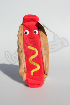 kidrobot Yummy World „HotDog“ Franky: Plüsch Schulmäppchen Größe: 22cm