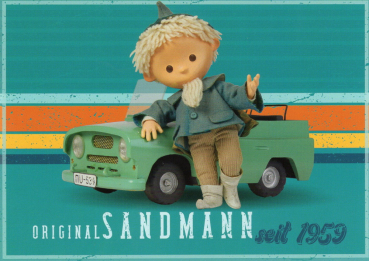 "Original Sandmann seit 1959" Unser Sandmännchen Postkarte, Größe: 10,5x15 cm