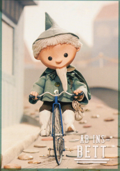 "Ab ins Bett" Unser Sandmännchen Postkarte, Größe: 10,5x15 cm