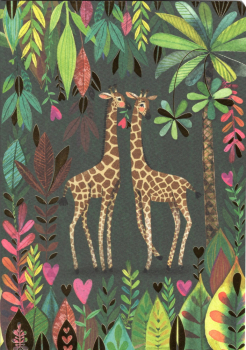 Notizheft „Giraffen“ Mila Marquis A5 Größe 14,8x21cm