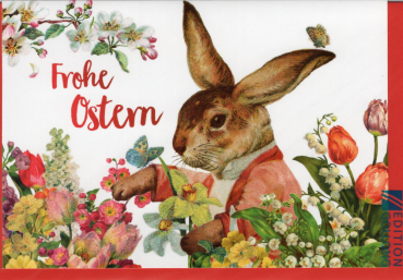 Carola Pabst „Frohe Ostern“: Doppelkarte 12x17,2cm