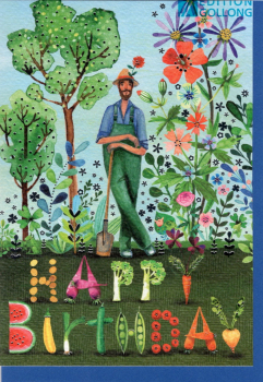 Mila Marquis „Happy Birthday“ Gärtner, Doppelkarte 12x17,2cm