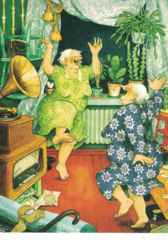 Inge Löök Nr. 17 "'Frauen tanzen" Größe: 10,5x15 cm