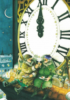 Inge Löök Nr. 19 "Neujahr" Größe: 10,5x15 cm