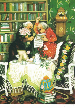 Inge Löök Nr. 31 "Frauen singen" Größe: 10,5x15 cm
