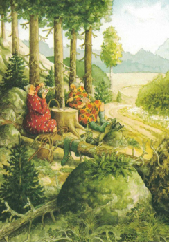 Inge Löök Nr. 60 "Frauen spielen Karten" Größe: 10,5x15 cm